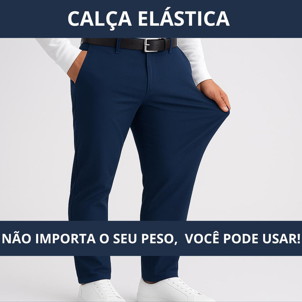 Kit 4 Calças Sociais + Brinde Cinto Social Couro