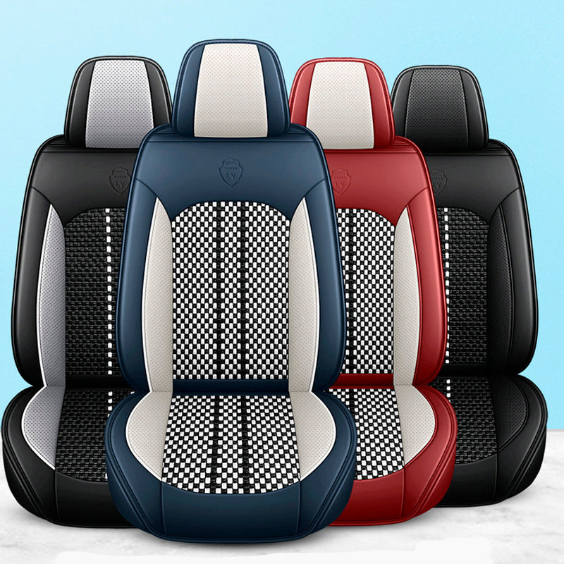 Capa Universal EVOTEK completa para Carro em Couro Legítimo com AirBag +3 BRINDES: Tapetes Automotivos