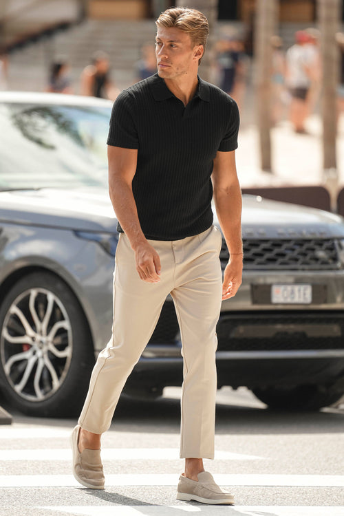 Calça Alfaiataria Grifo Amalfi Bege